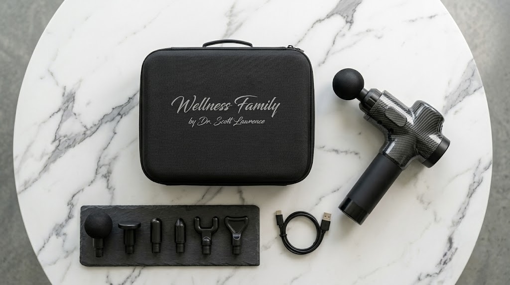 Wellness Family massage gun with all attachments